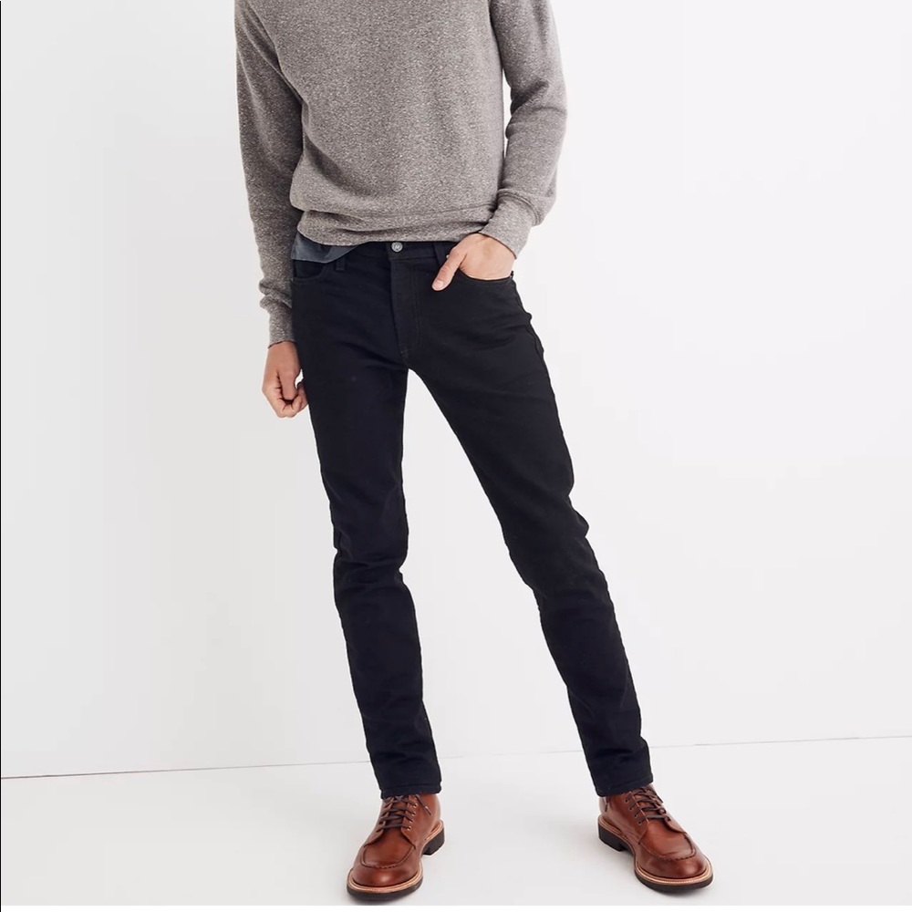 Madewell Slim Jeans in Classic Black Wash J9517